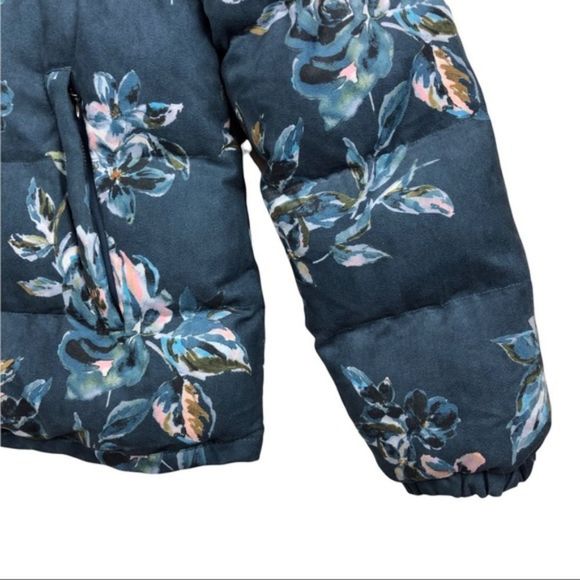 ANTHROPOLOGIE ett:twa Floral Puffer‎ Coat Size XS - Picture 9 of 11